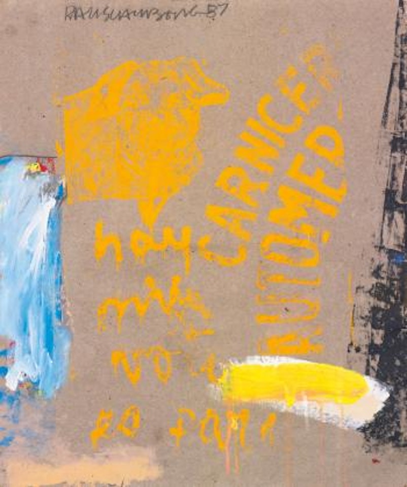 Meat Ticket (Passes) by Robert Rauschenberg