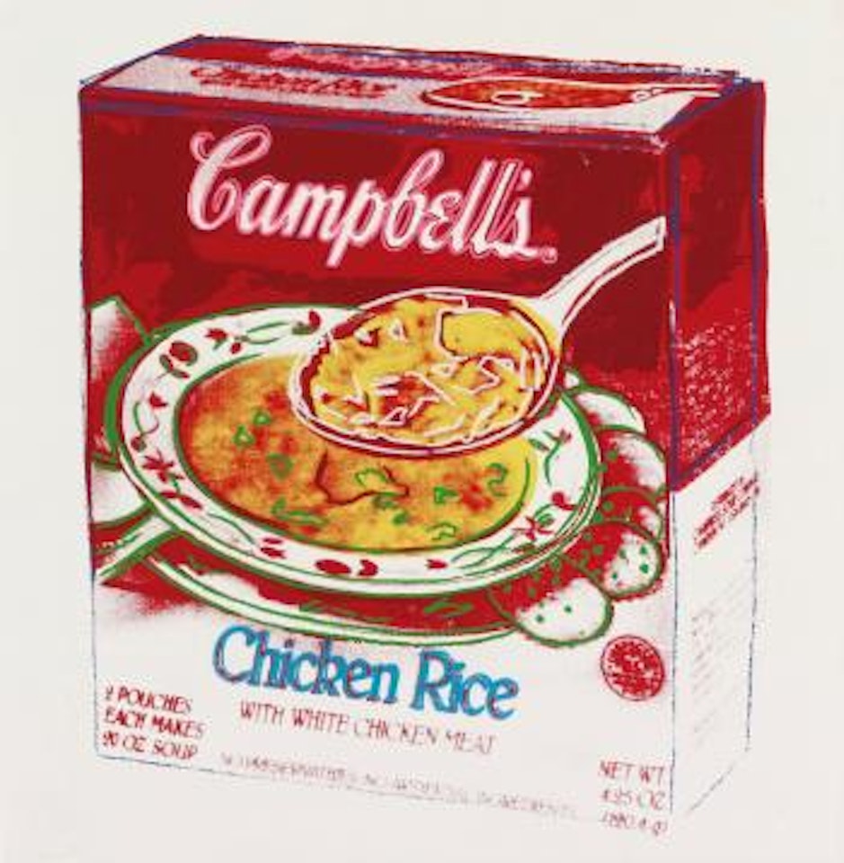 Campbell's Chicken Rice by Andy Warhol