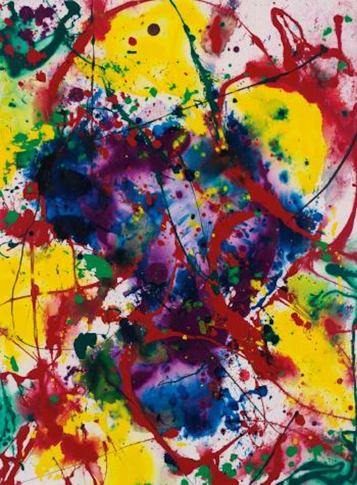 Self Portrait (SF89- 62) by Sam Francis