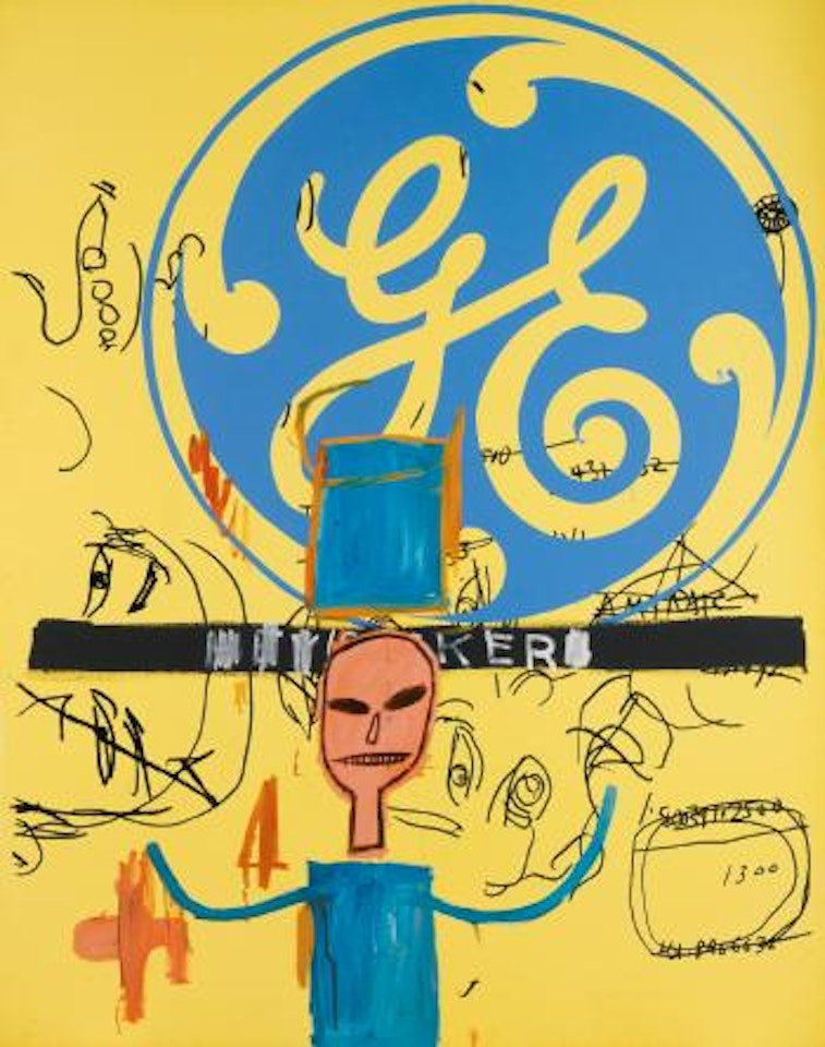 Untitled (General Electric II) by Jean-Michel Basquiat by Andy Warhol