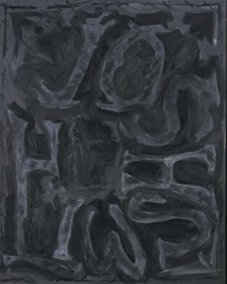 Gray Painting by Josh Smith