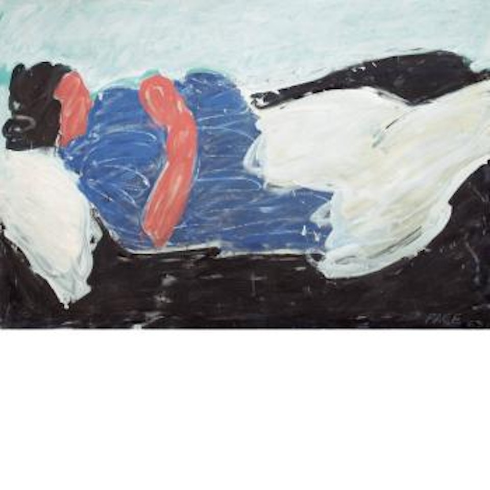 Reclining Woman In White Slacks by Stephen Pace