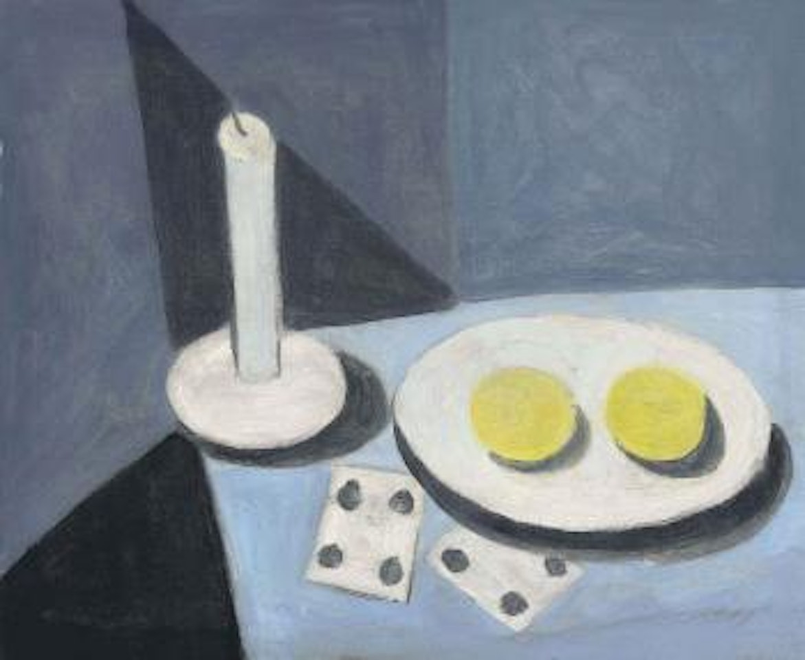 Still Life with Candle by William Scott