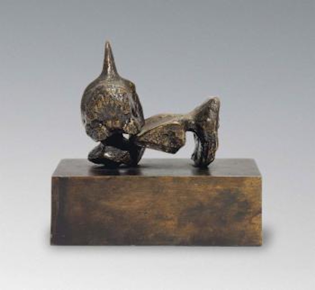 Two Piece Reclining Figure: Maquette No. 5 by Henry Moore
