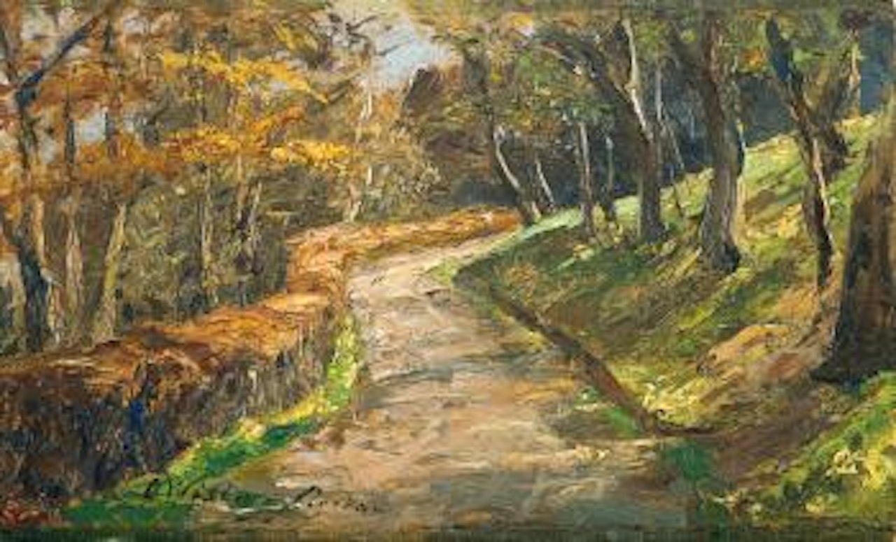 Weg Im Vorfrühling (Pathway In Early Spring) by Olga Wisinger-Florian