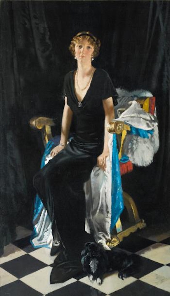 Portrait Of Lady Idina Wallace by William Orpen