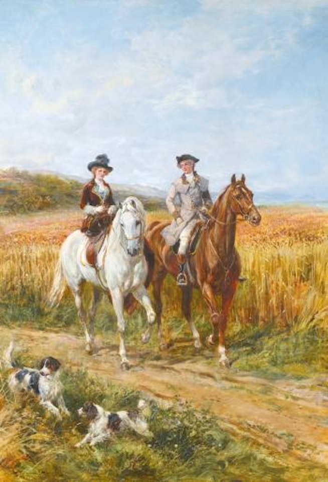 The Morning Ride by Heywood Hardy