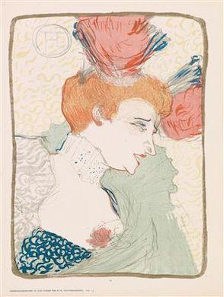 Mademoiselle Marcelle Lender, en Buste by Henri de Toulouse-Lautrec