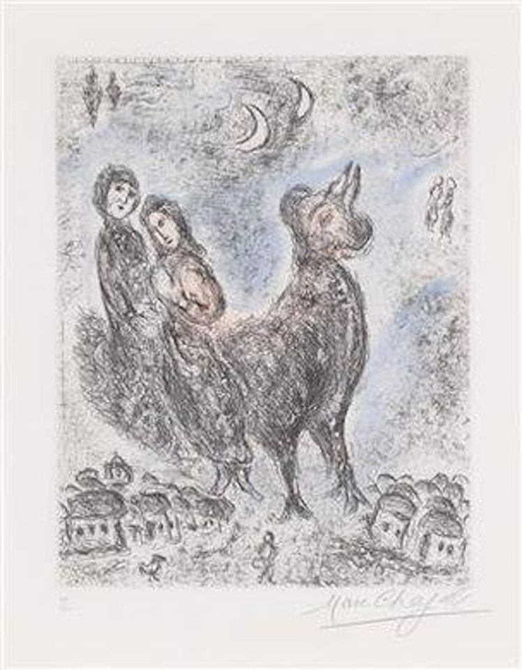 La Paix du soir by Marc Chagall