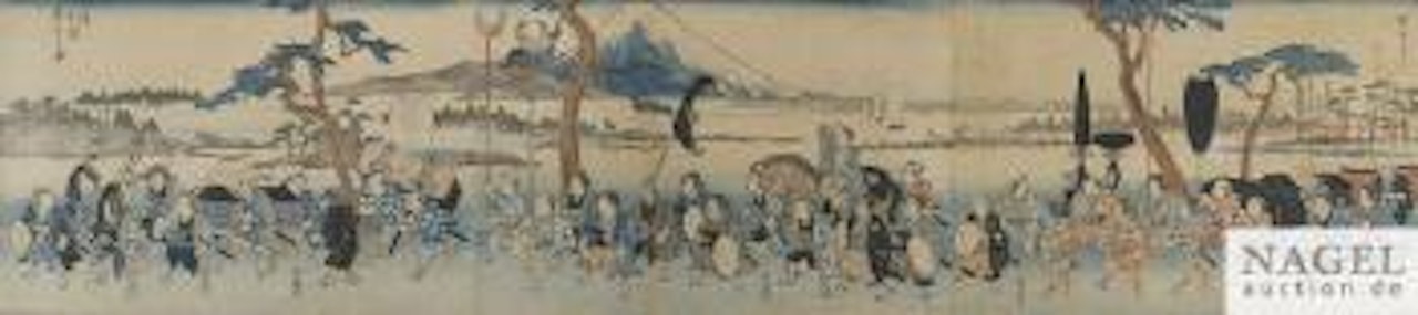 Yôdô gyoretsu dôchû no zu (Prozession kleiner Kinder) by Utagawa Hiroshige