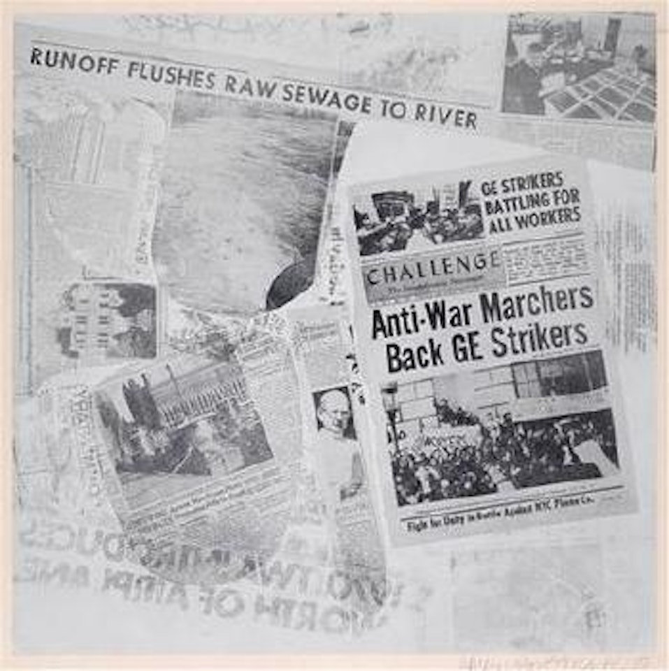 Features from Currents by Robert Rauschenberg