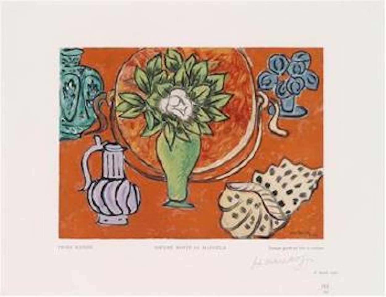 Nature morte au magnolia by Henri Matisse