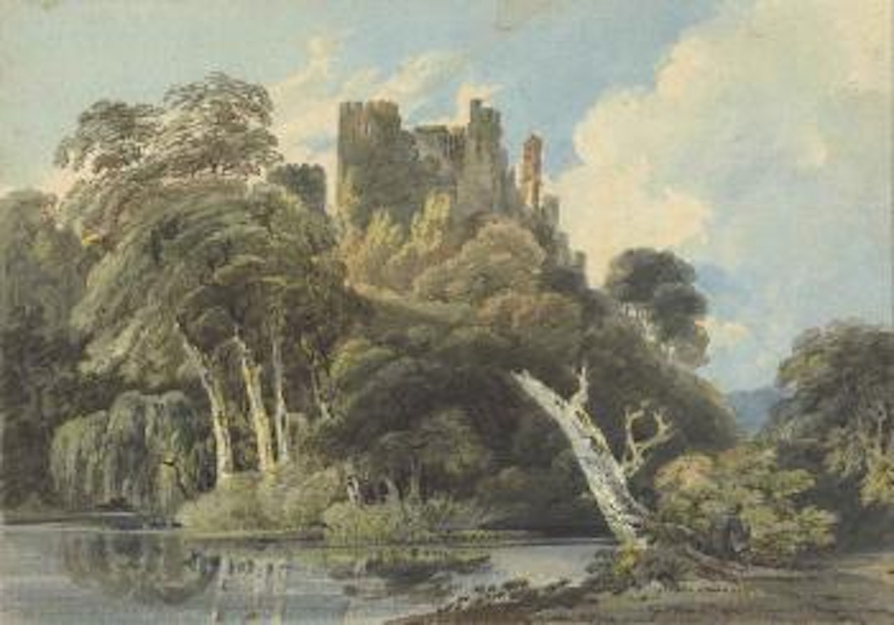 Berry Pomeroy Castle, Devon by Thomas Girtin