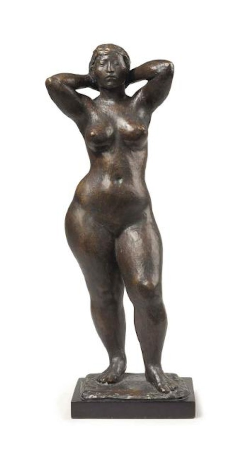 Desnudo De Emelia De Pie by Francisco Zuñiga