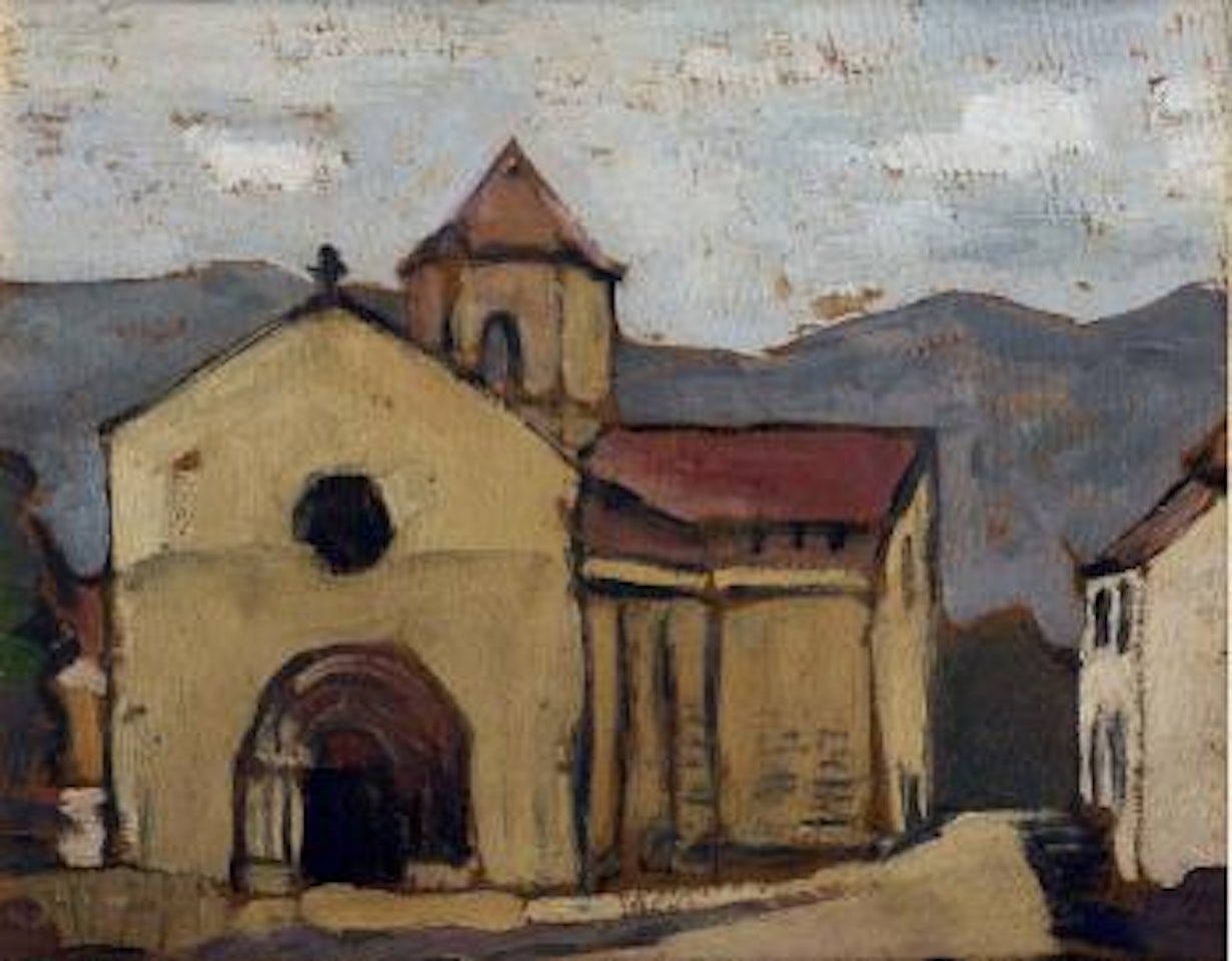 Iglesia Románica by Joaquín Torres-García