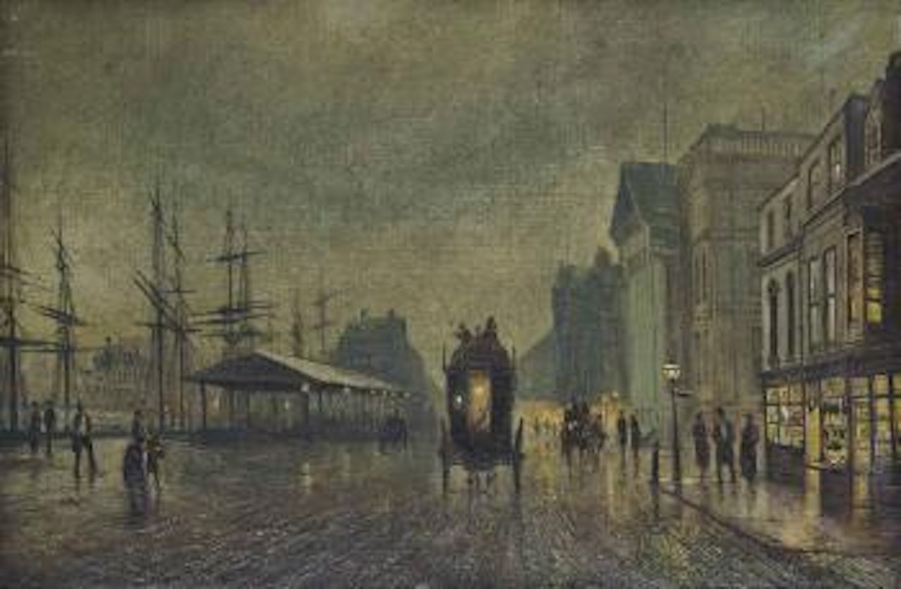 Salthouse Docks, Liverpool by John Atkinson Grimshaw