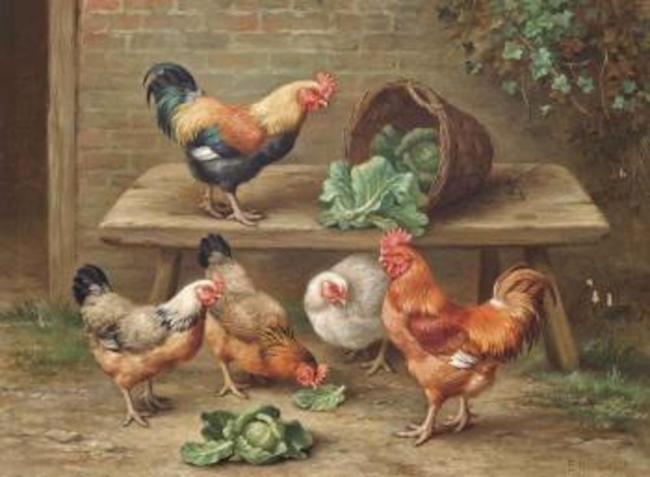 Cabbage thieves by Edgar Hunt