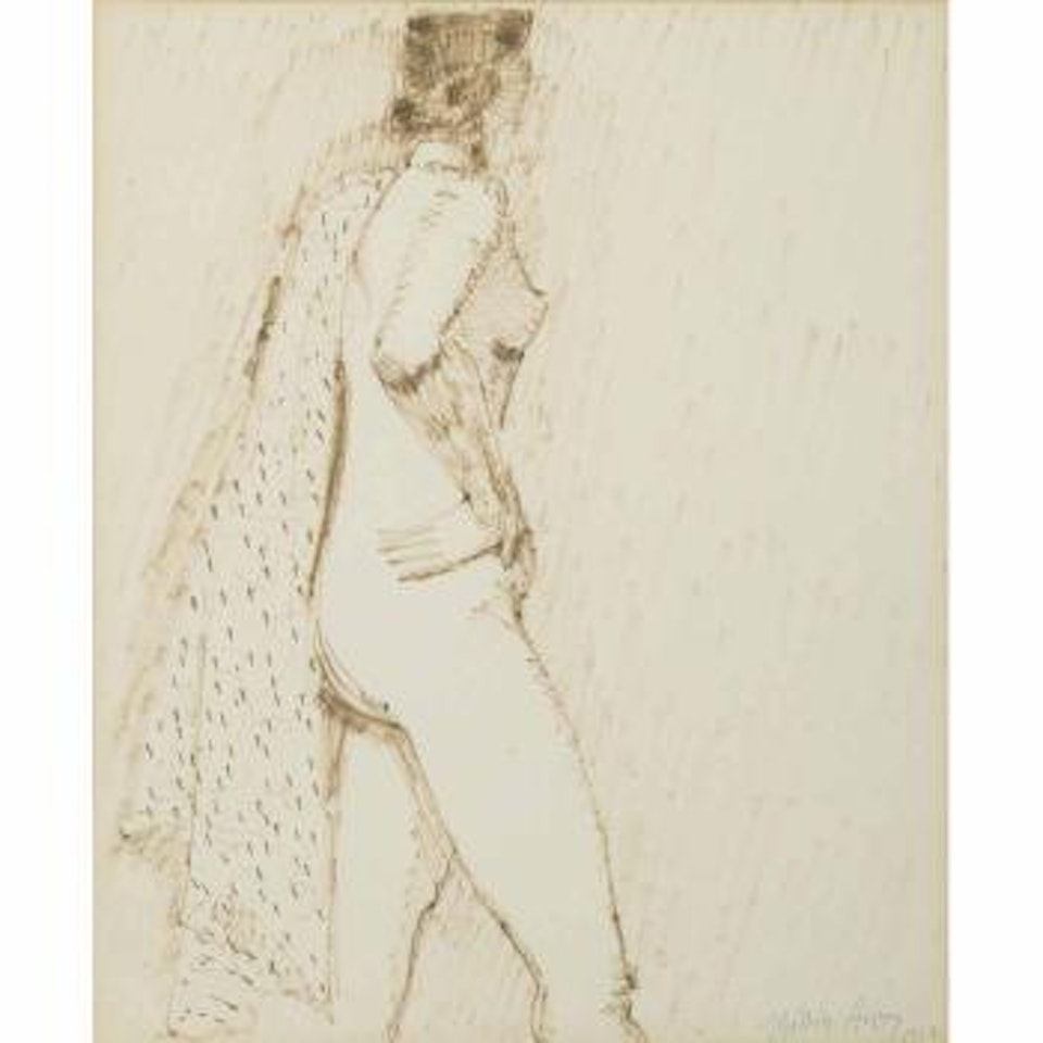 Nude With Cape by Milton Avery