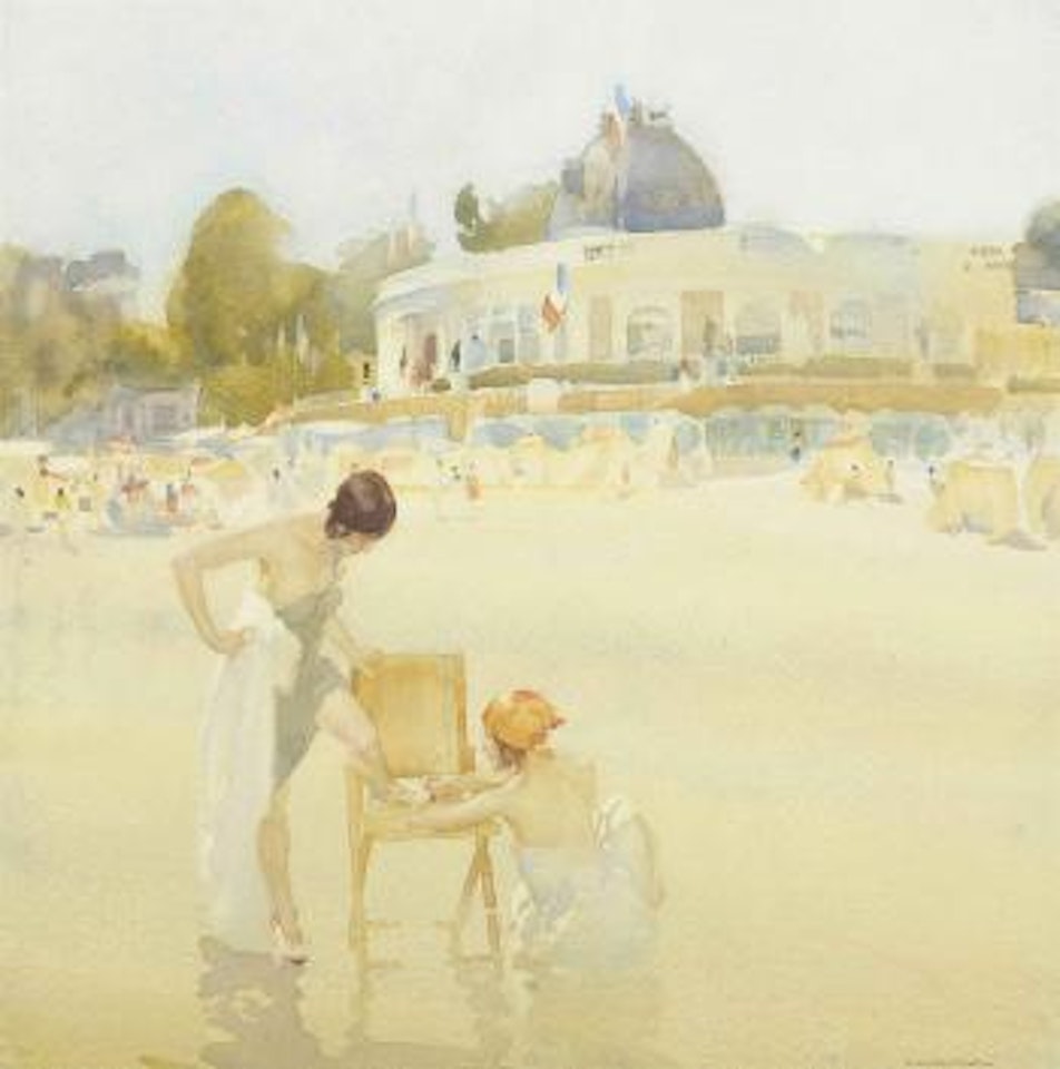 The Little Casino, Dinard by William Russell Flint