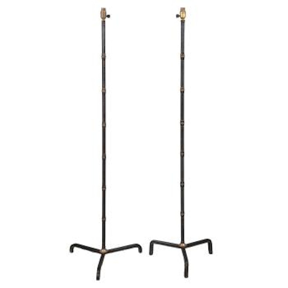 Two Floor Lamps by Jacques Adnet