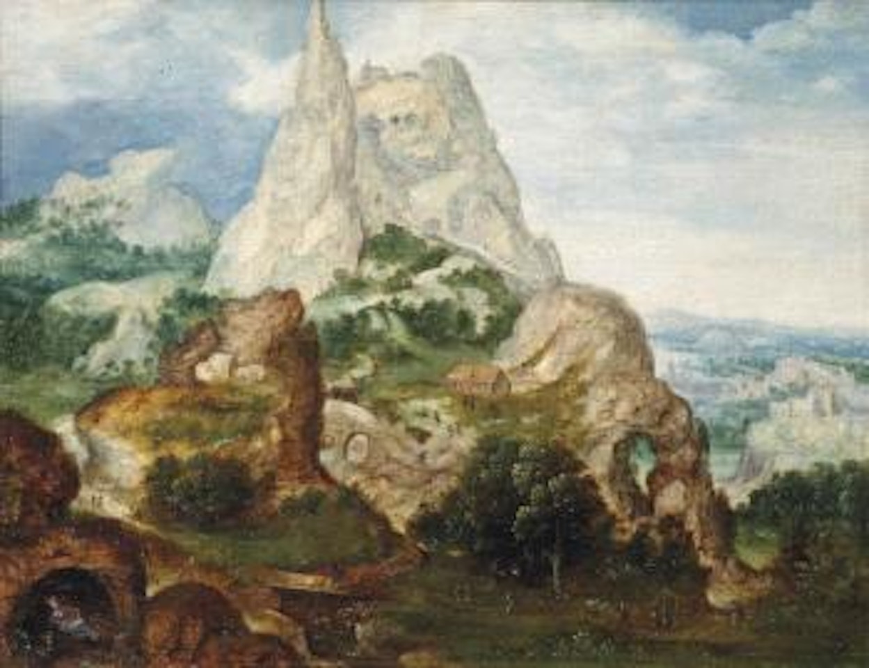 The Penitent Mary Magdalen in a cave of La Sainte-Baume by Herri met de Bles