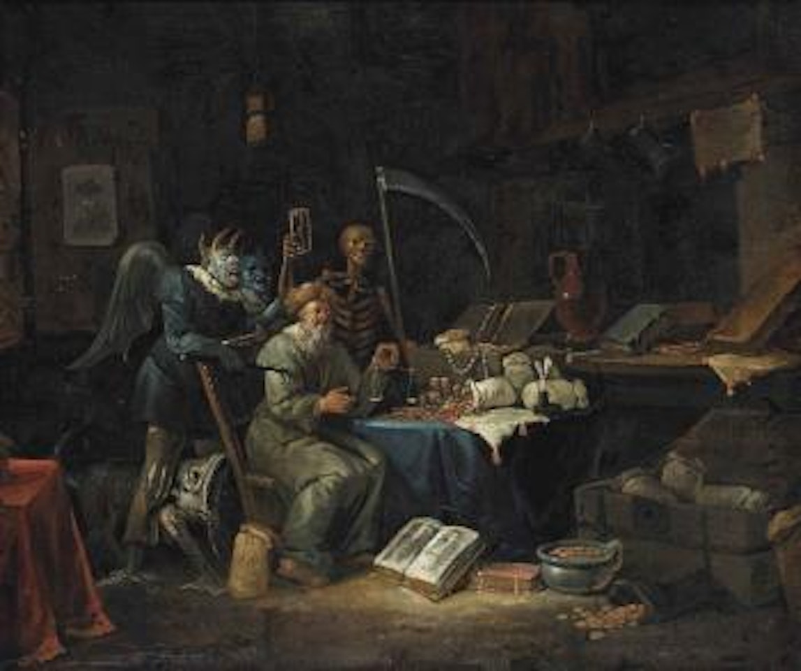 An Allegory of Greed by Egbert van Heemskerk III
