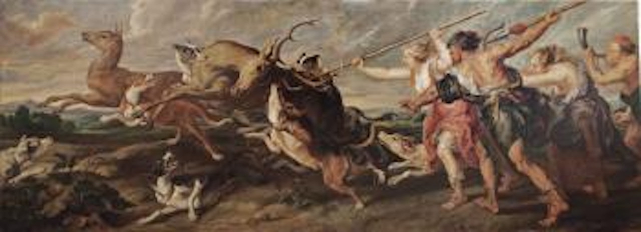 Diana at the stag hunt by Peter Paul Rubens