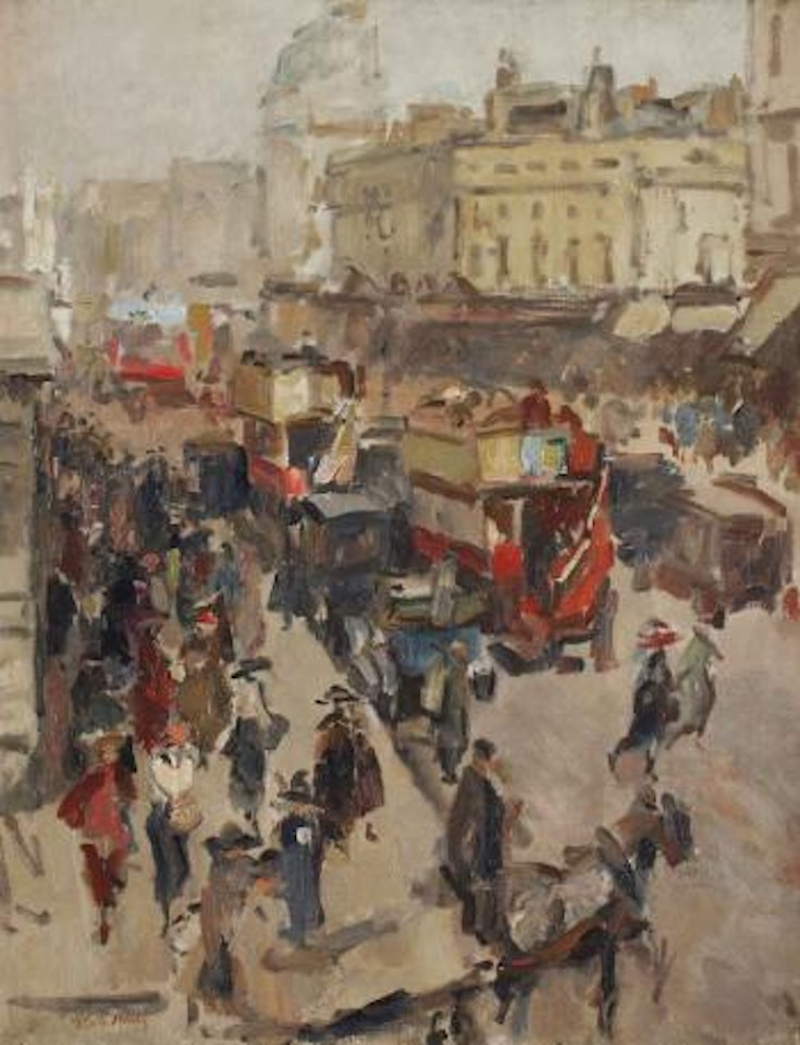 Regent Street, London by Isaac Israels