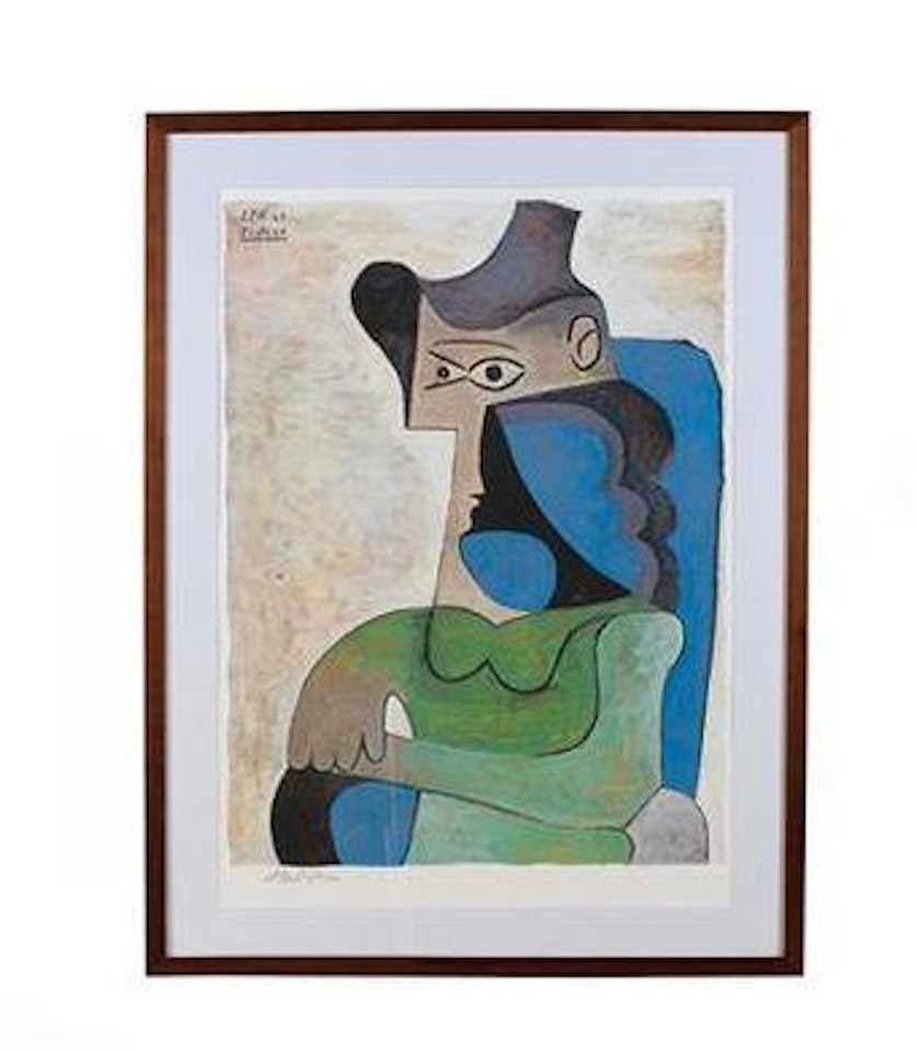 Frau mit Hut by Pablo Picasso