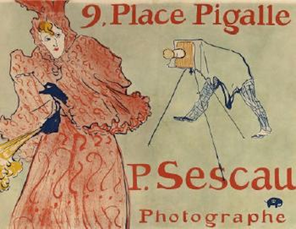 Le Photographe Sescau, B state (Wittrock 22; Delteil 353; Adriani 60) by Henri de Toulouse-Lautrec