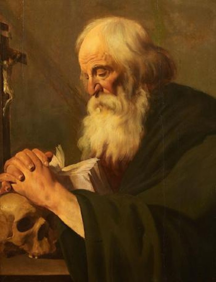 Holy Hieronymus by Jacob Jordaens