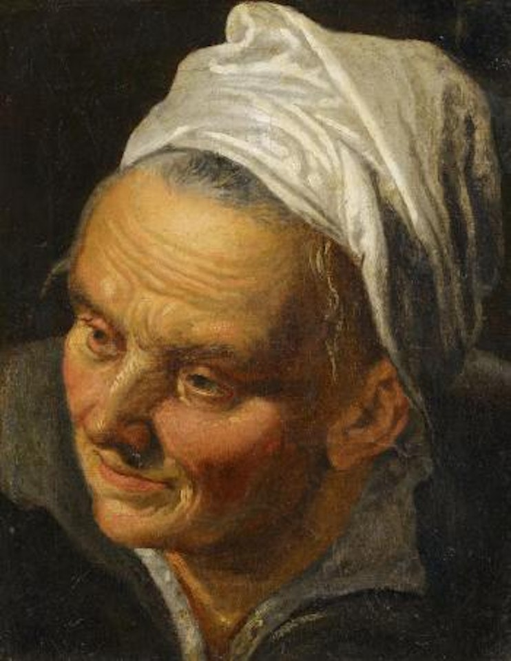 Portrait Study Of An Old Woman by Annibale Carracci