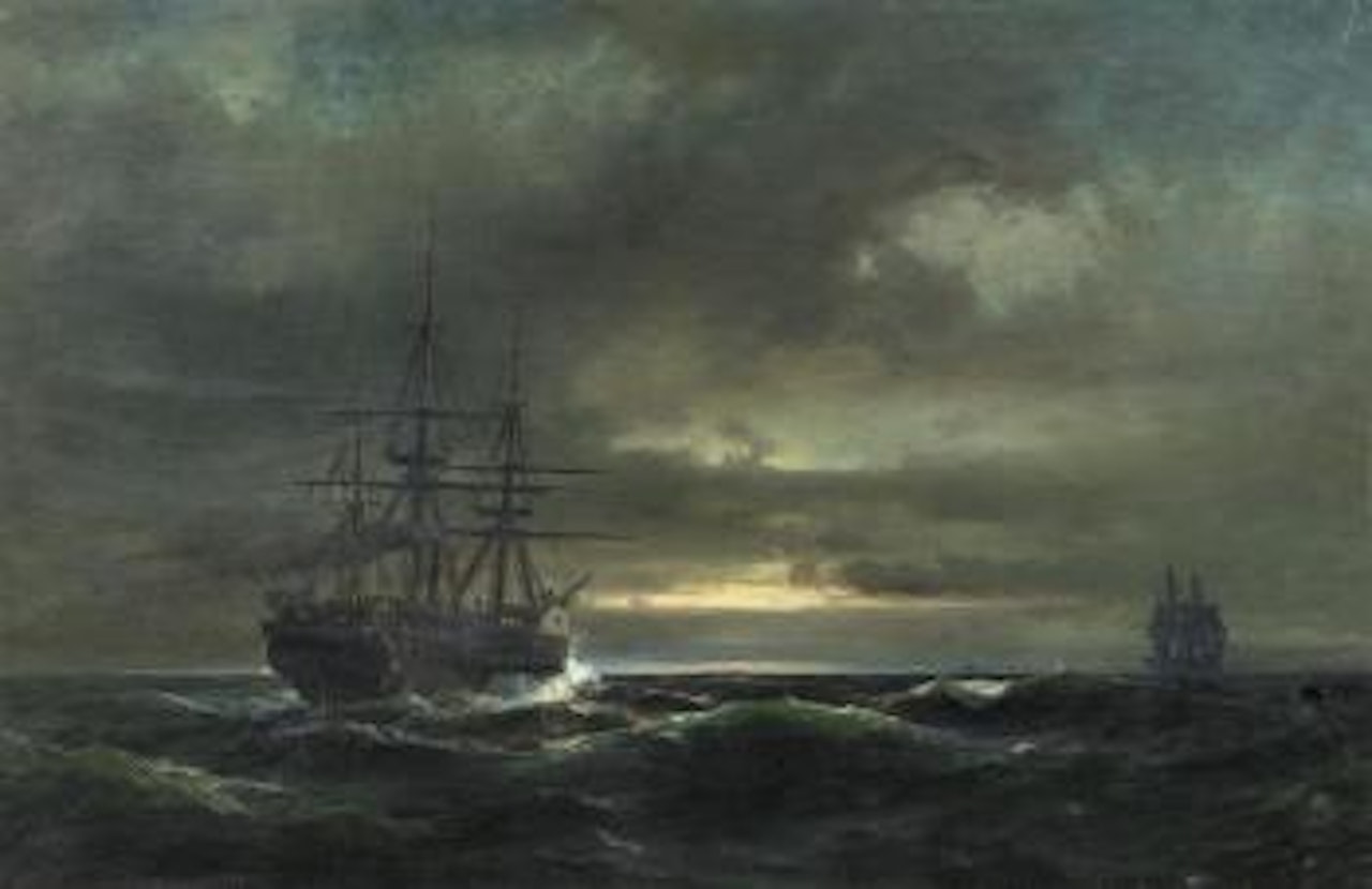 Passage To America by Anton Melbye