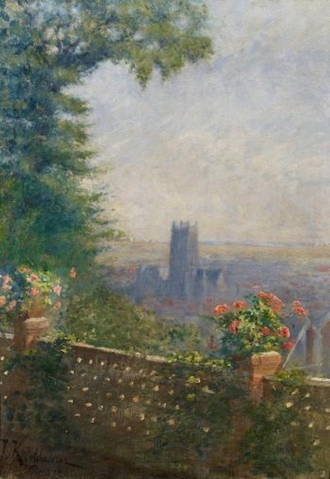 View From a Balcony Over Paris by Jossif Kratschowski