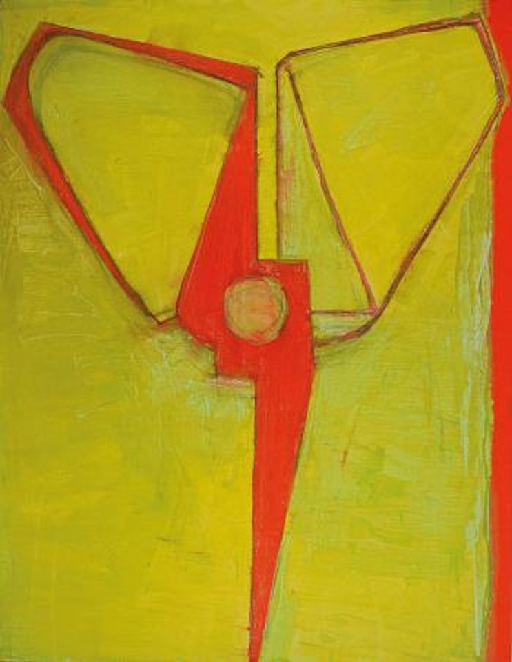 Upside-down Red Scissors by Mao Xuhui