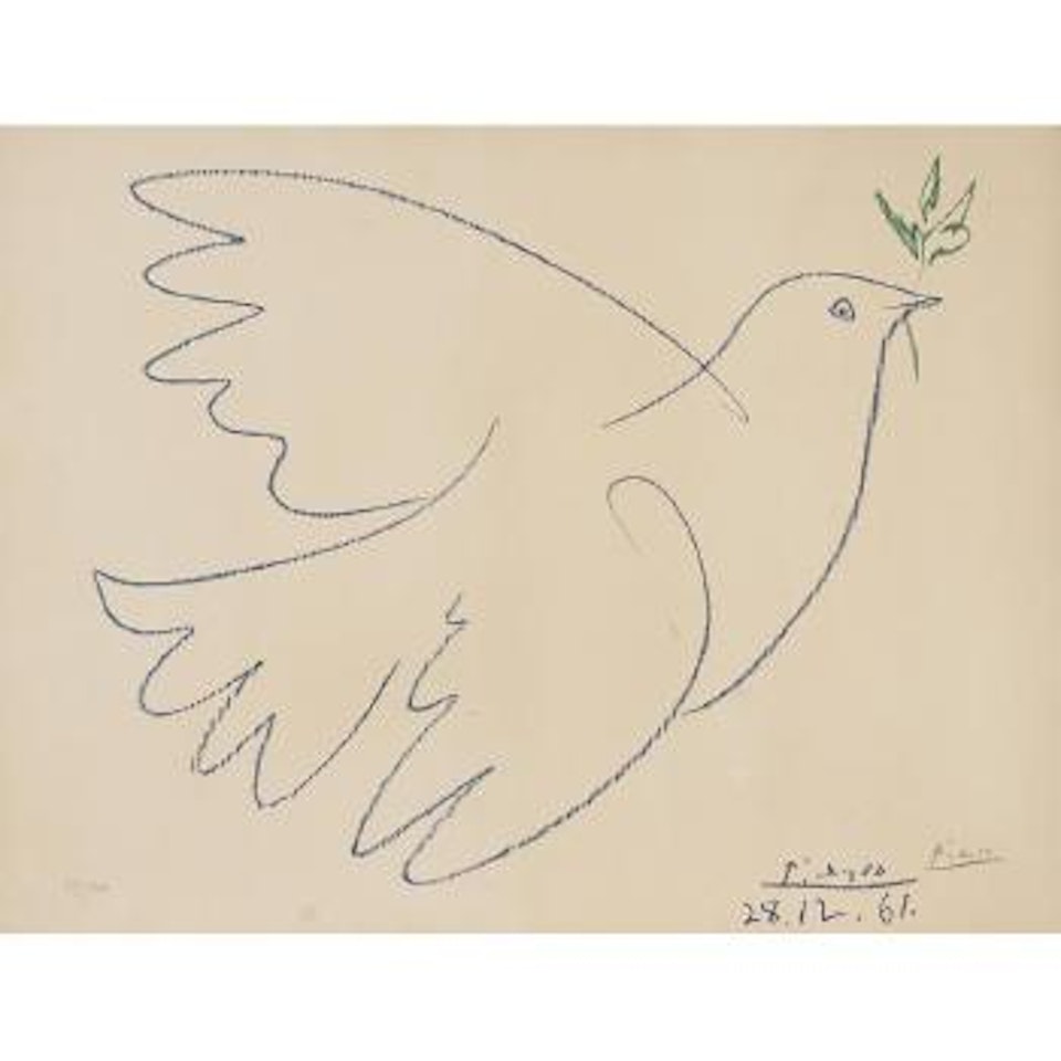 Colombe Volante (Cz. 179 biz) by Pablo Picasso