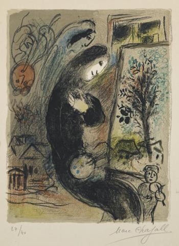 Inspiration (M. 398) by Marc Chagall