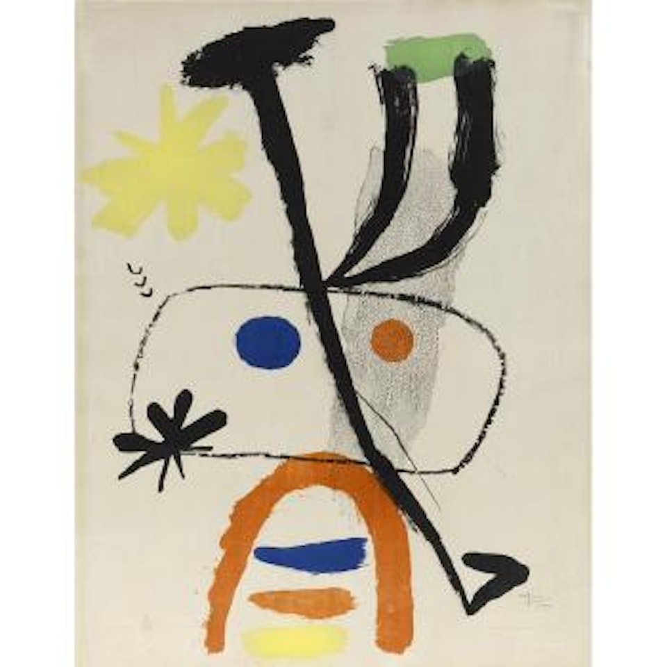Personnage aux Etoiles (M. 95) by Joan Miró