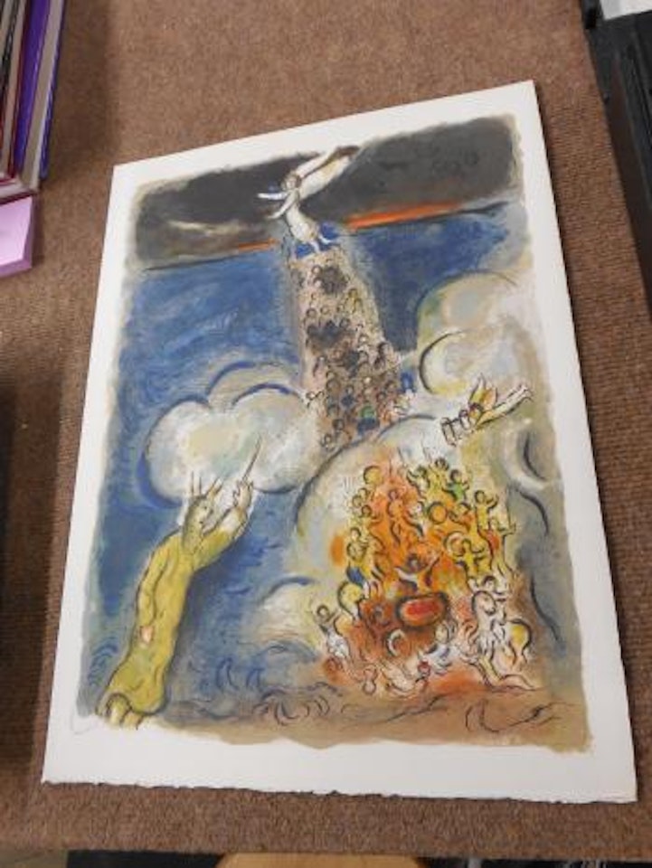 The Story of Exodus (M. 444-67; C. bk. 64) by Marc Chagall
