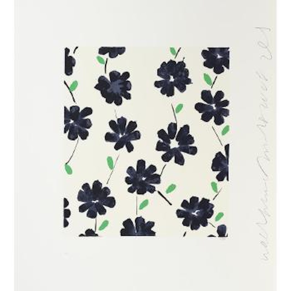 Five Plates, from Wallflowers by Donald Sultan