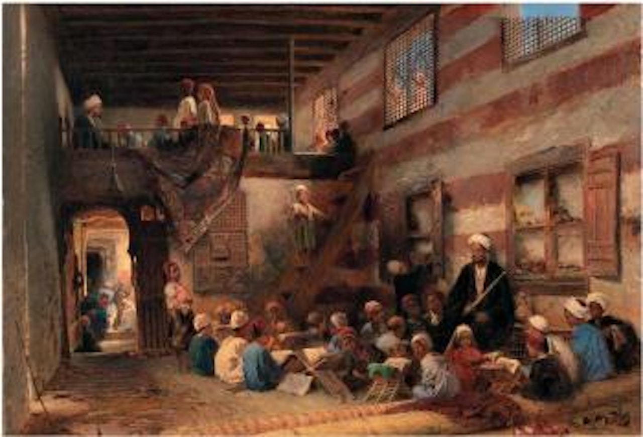 School in Cairo by Konstantin Makovsky