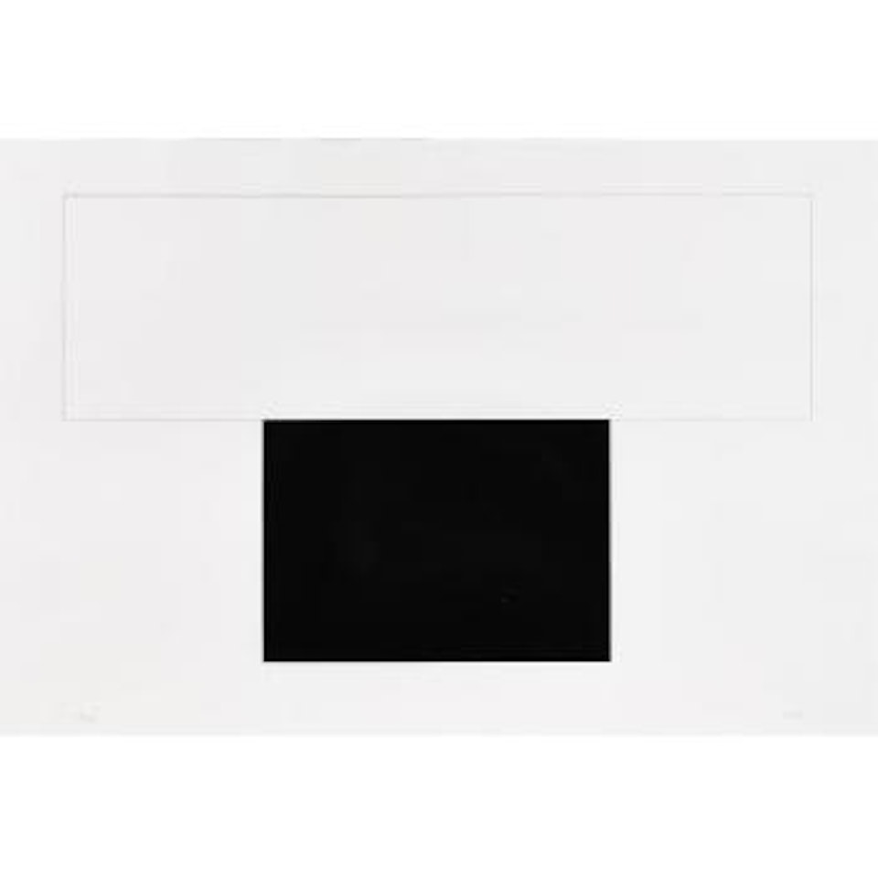 White Bar with Black (A. 89; G. 464) by Ellsworth Kelly