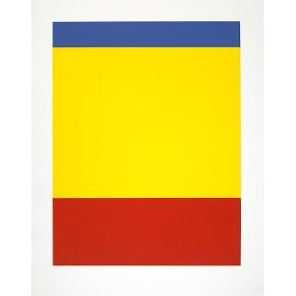 Blue/Yellow/Red (A. 290; G. 1804) by Ellsworth Kelly