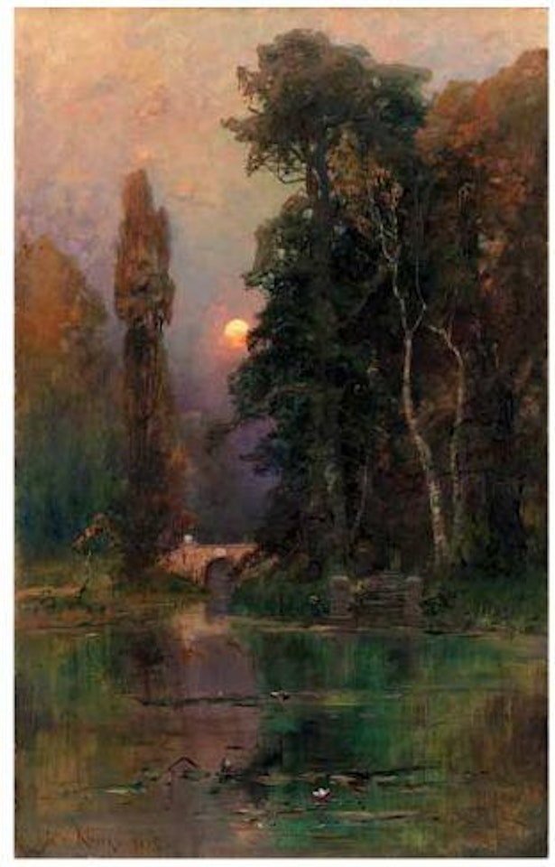 Ornamental Lake in the Park by Yuli Yulievich Klever the Younger