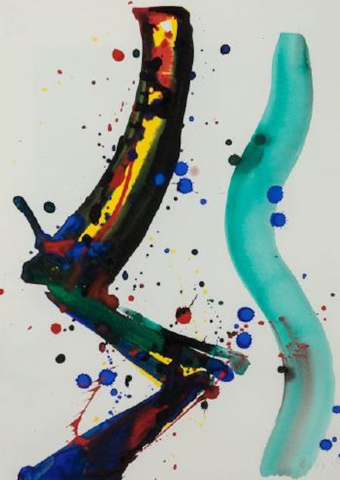 Drawing for Sculpture (SF65-010) by Sam Francis