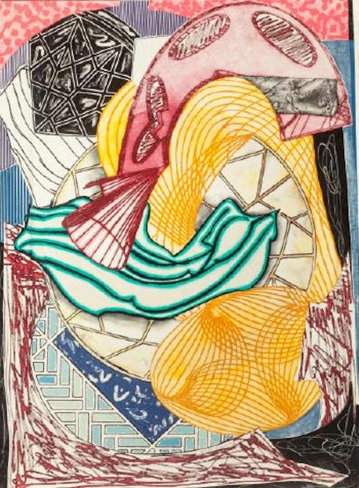 The Cabin, Ahab and Starbuck (from Moby Dick Dome Series) by Frank Stella