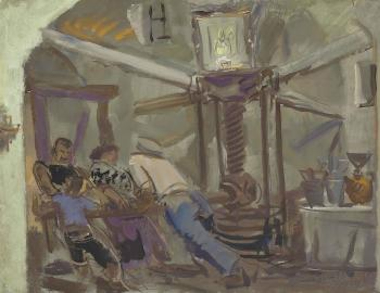 Le Pressoir #3 by Alexander Evgenievich Yakovlev