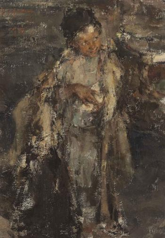Little shepherd boy by Nicolai Fechin
