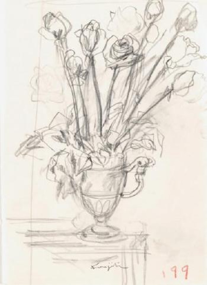 Le bouquet by Leonard Tsuguharu Foujita