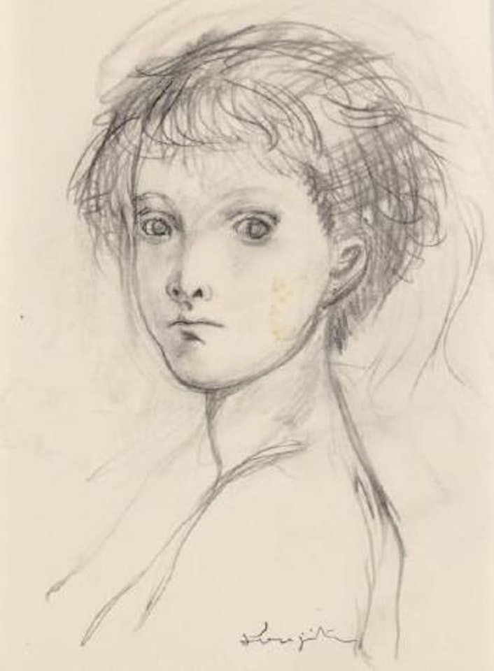 Profil d'adolescent by Leonard Tsuguharu Foujita